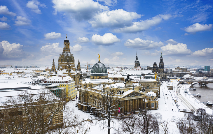 winterliches Dresden