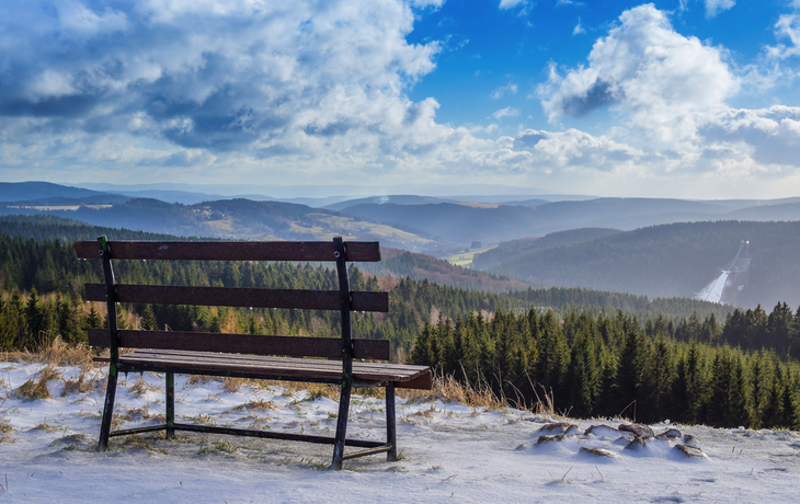 Blick über das Vogtland nahe Klingenthal