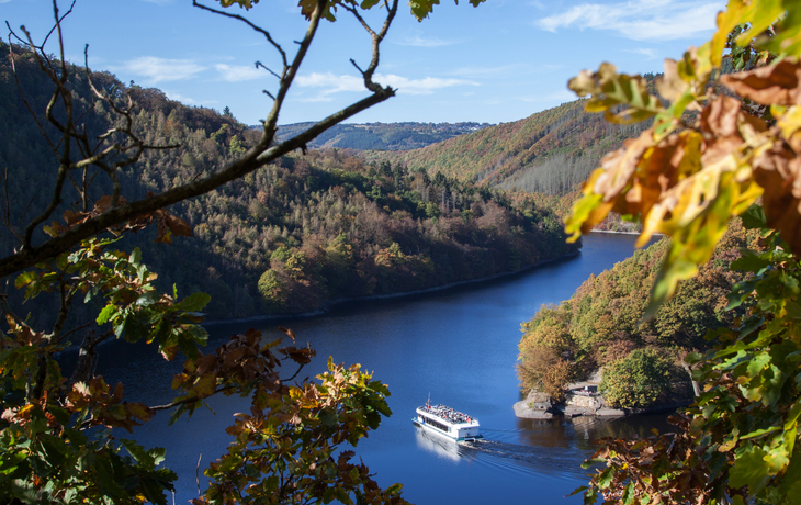 Rursee mitten im Nationalpark Eifel