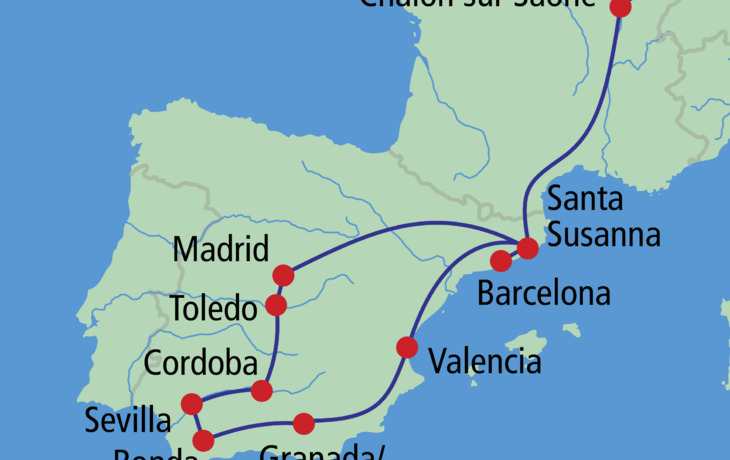Spanien-Rundreise 2024