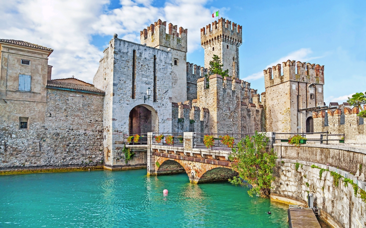 Castello Scaligero in Sirmione am Gardasee