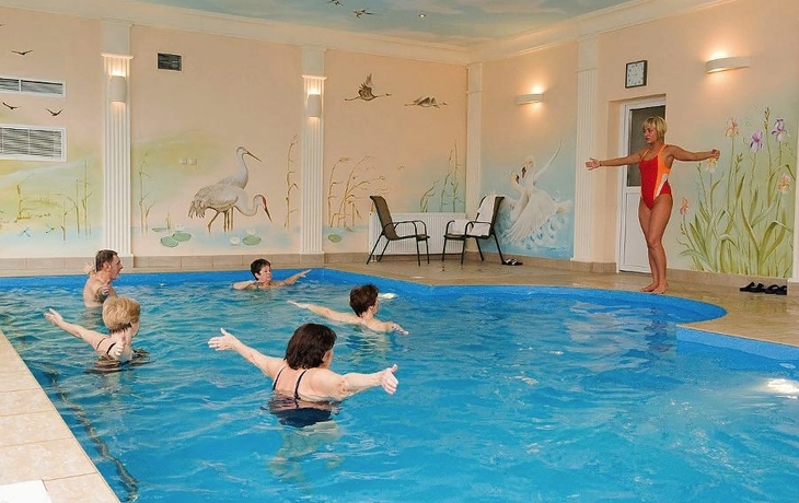 Schwimmbad im Hotel Podjeleniem