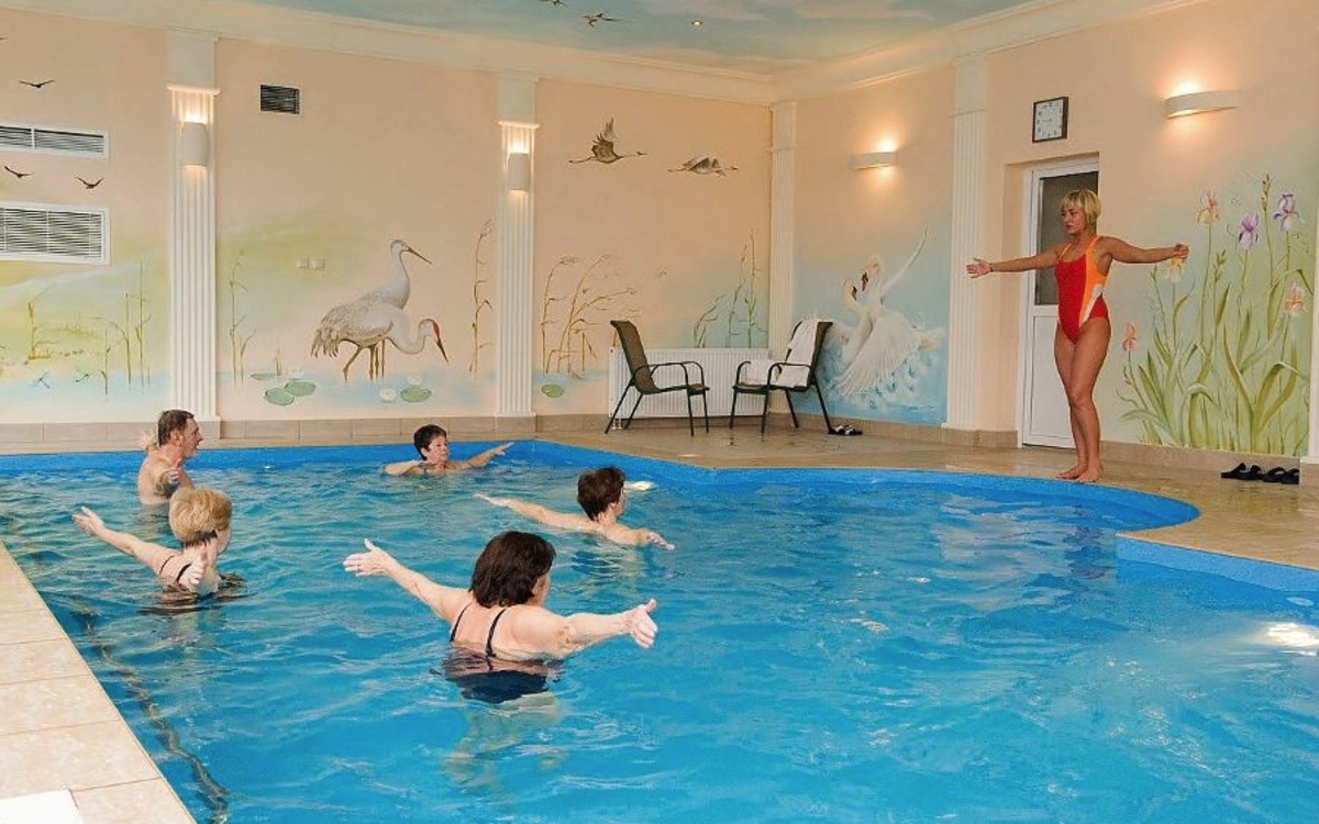 Schwimmbad im Hotel Podjeleniem