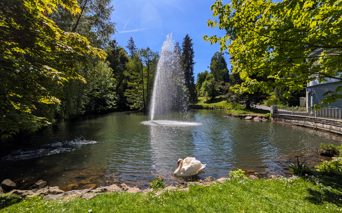 Staatsbad Bad Wildungen Quellenrundweg im Kurpark