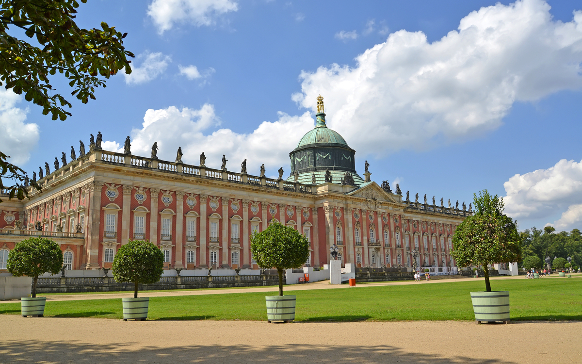 Schloss Sanssouci in Potsdam, Deutschland