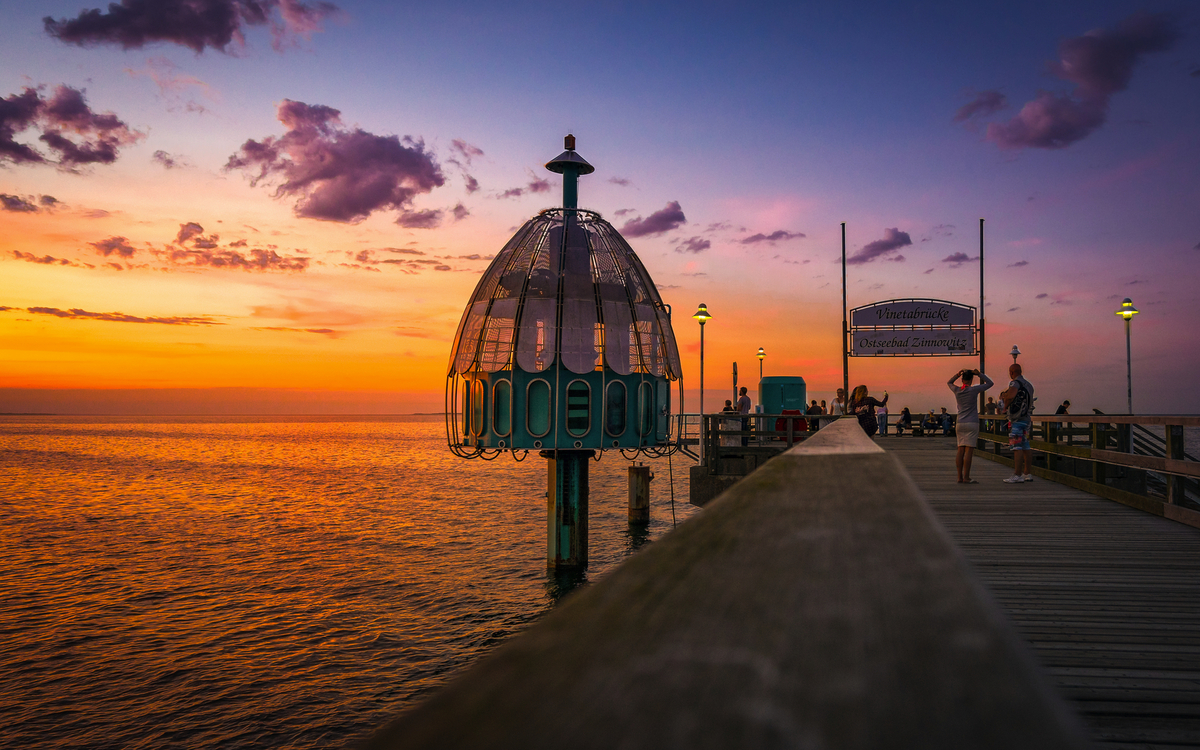 Vineta-Brücke im Ostseebad Zinnowitz