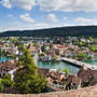 Schaffhausen am Rhein in der Schweiz
