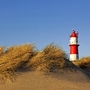Kleiner Leuchtturm in den Dünen von Borkum