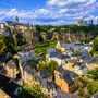 Panoramablick auf die Stadt Luxemburg