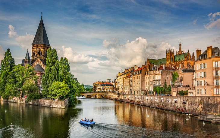Metz im Nordosten Frankreichs