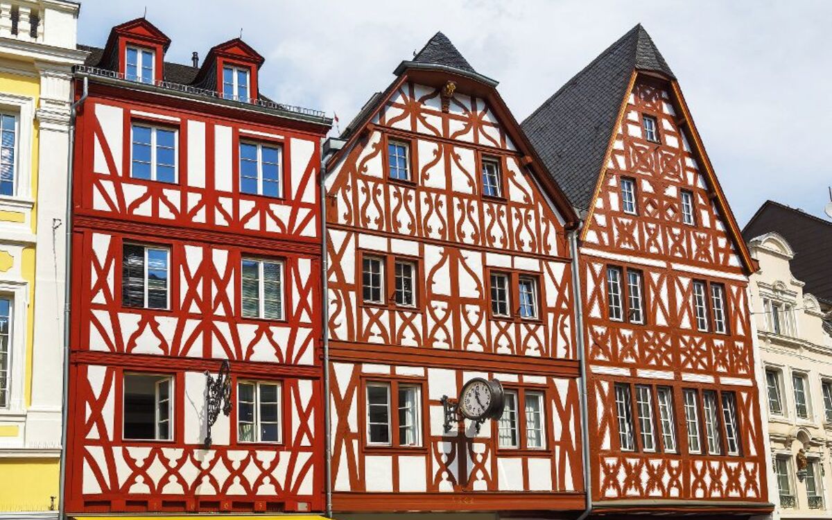 Fachwerkhäuser in Trier