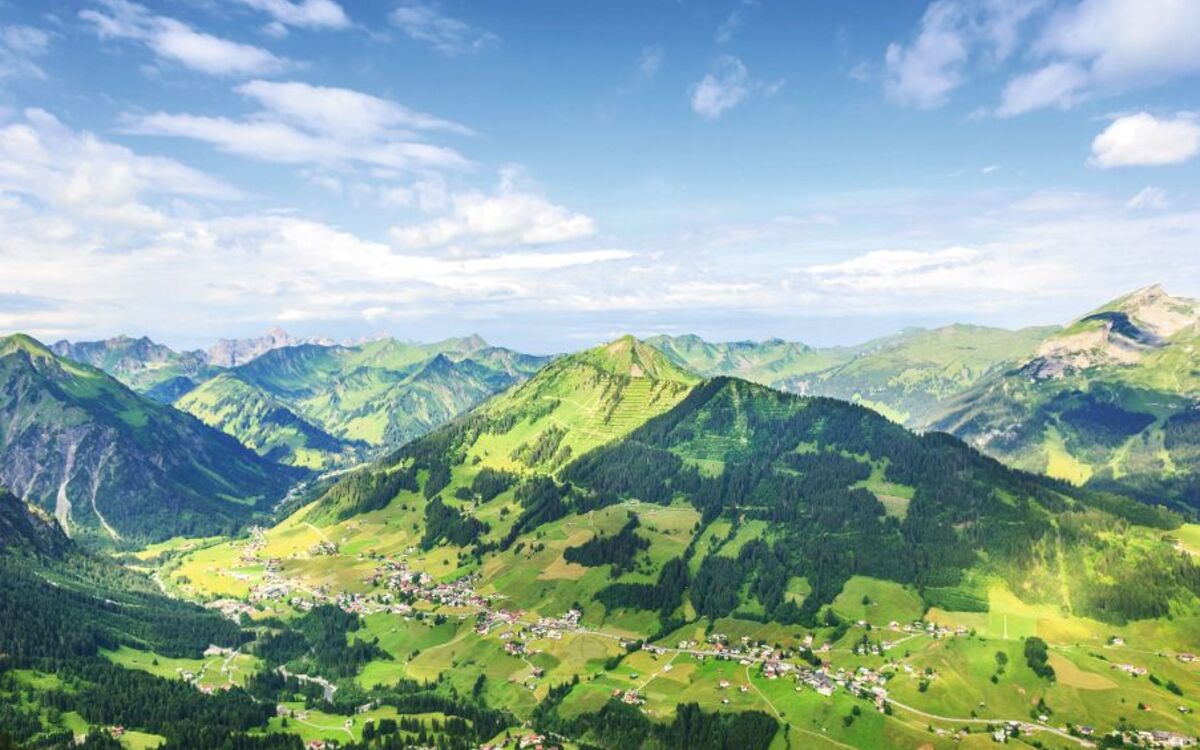 Blick ins Kleinwalsertal