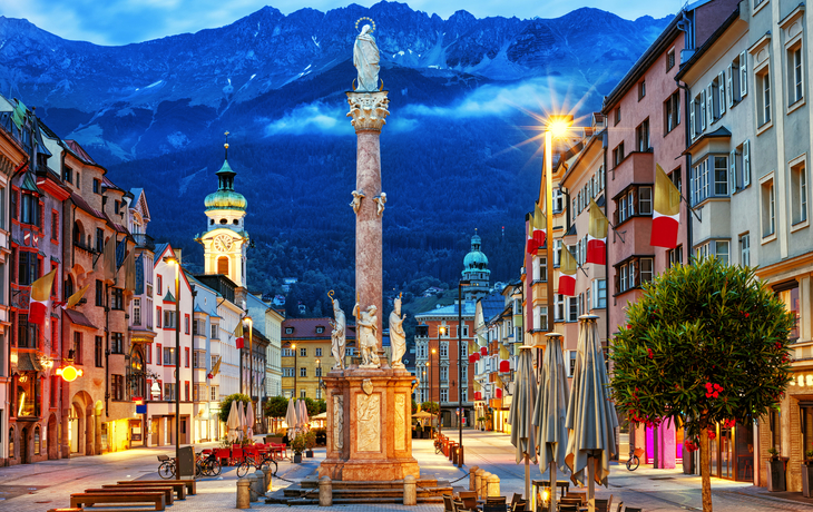 Altstadt von Innsbruck in Tirol, Österreich