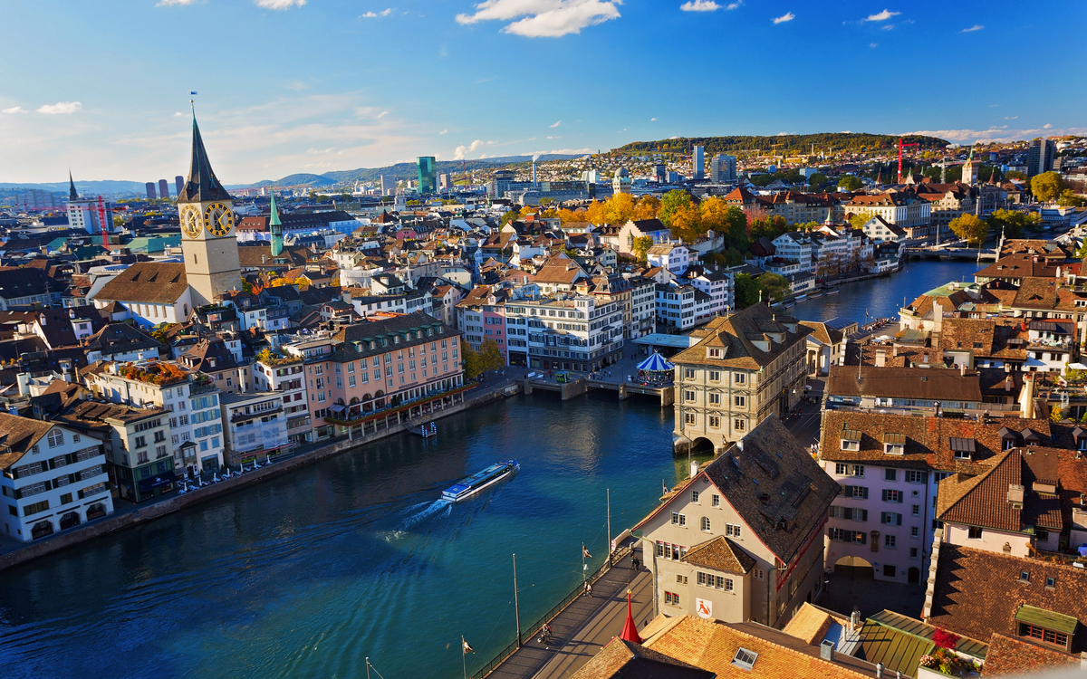 Zürich in der Schweiz