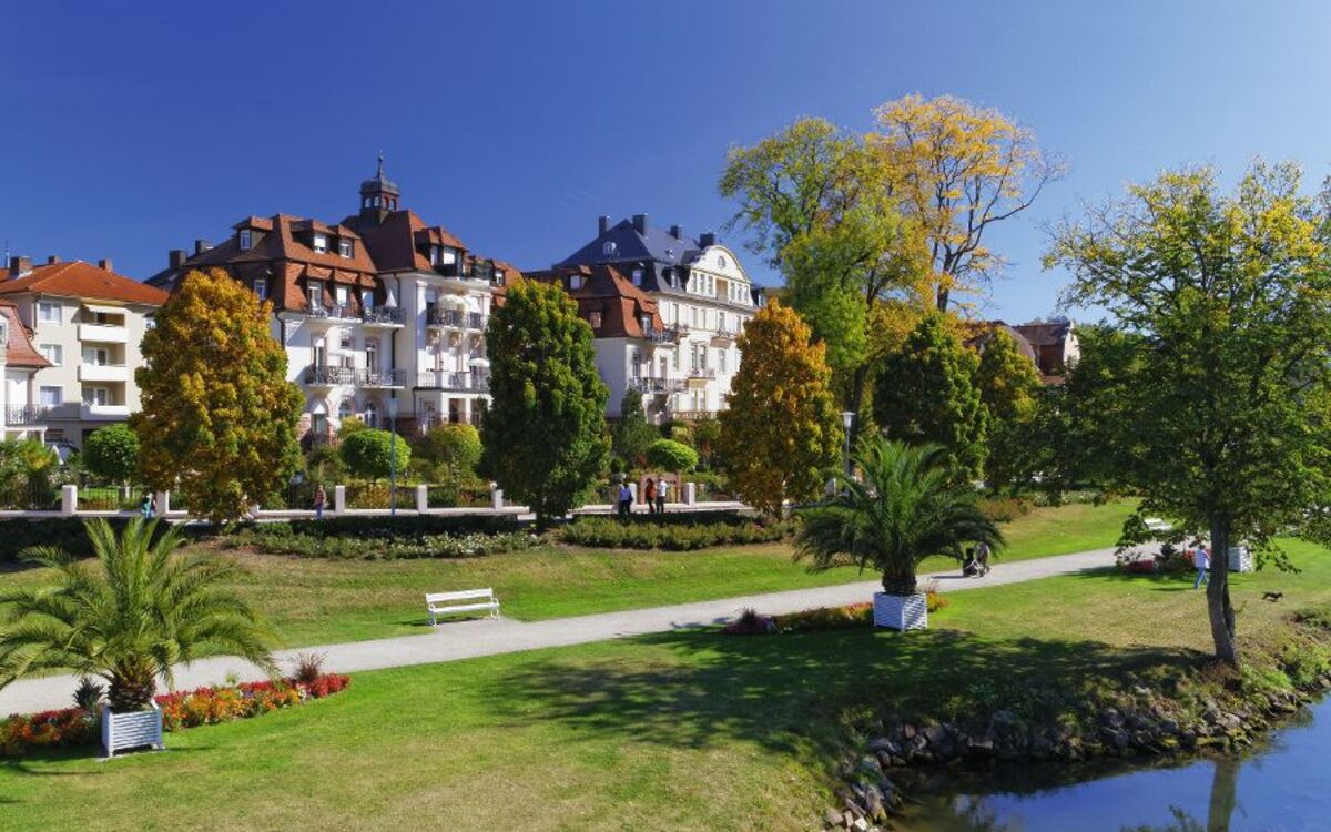 Kurpark von Bad Kissingen, Bayern