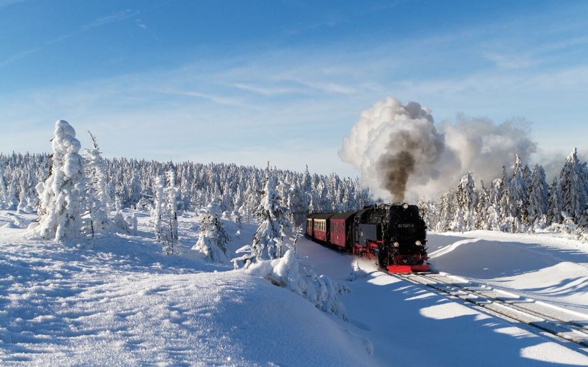Brockenbahn im Winter