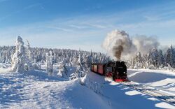 Brockenbahn im Winter