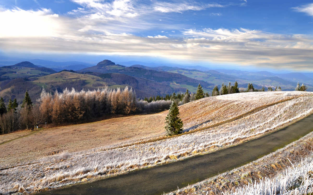 Winterlandschaft in der hessischen Rhön
