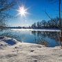 Winterlandschaft Donau