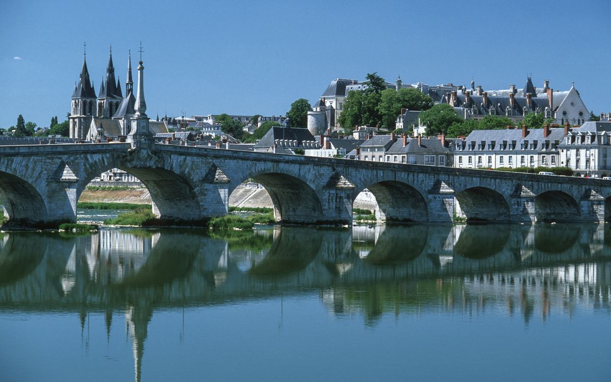 Blick über Blois