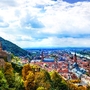 mittelalterliche Stadt Heidelberg, Deutschland