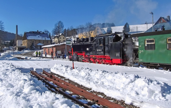 Fichtelbergbahn im Erzgebirge 