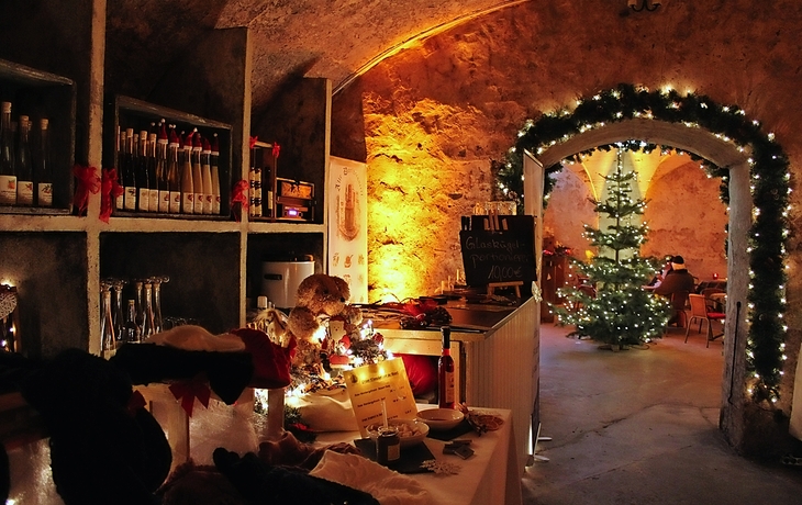 Unterirdischer Weihnachtsmarkt in Traben-Trarbach