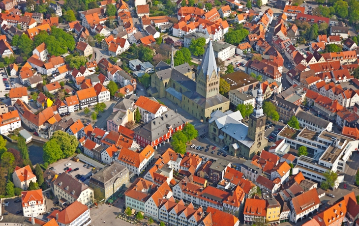 Luftbild der Stadt Soest