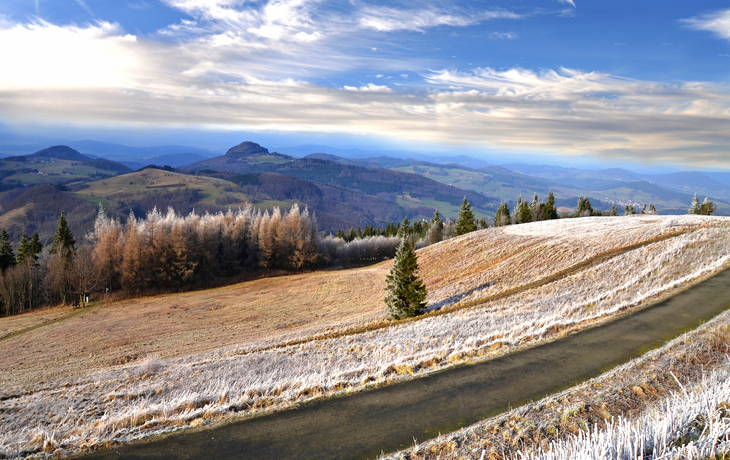 Winterlandschaft in der hessischen Rhön