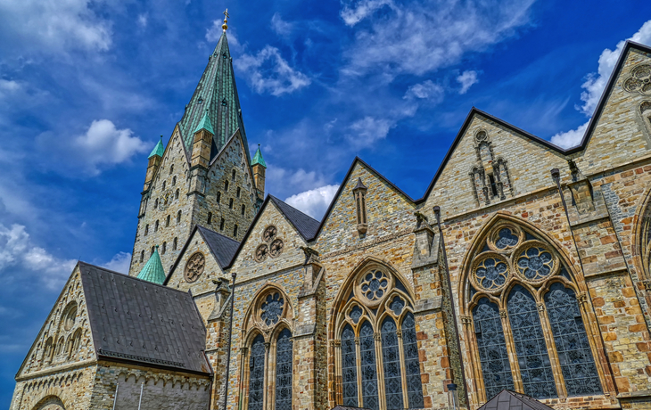 Dom in der Altstadt von Paderborn