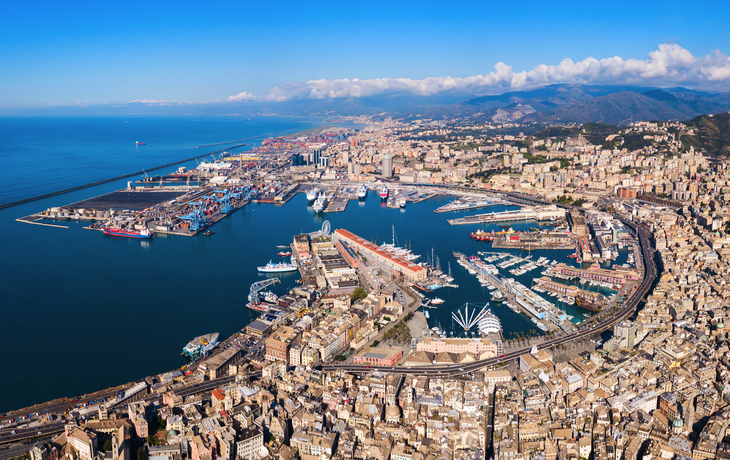 Der Hafen von Genua